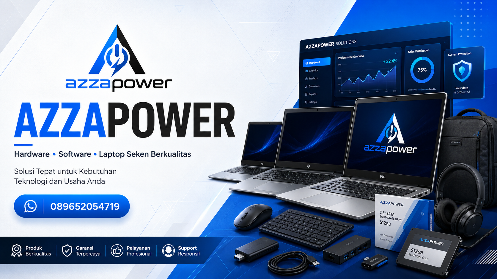 Banner AzzaPower Laser
