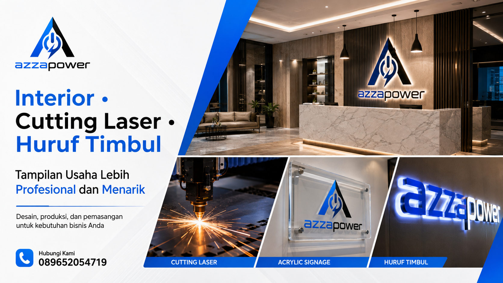 Banner AzzaPower Laser
